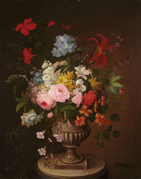 Edward Beyer Flowers in a vase